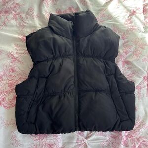 H&M Black Puffer Vest